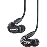 Shure SE215-K Live Sound Monitor, Black