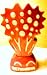 Retro Japanese Benihana Tokyo Ceramic Tall Beverage Mixed Drink Floral Peruvian
