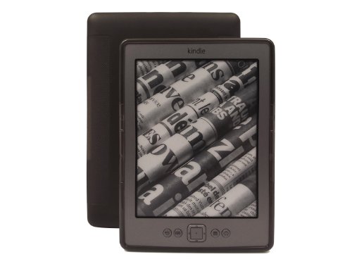 Vierra New Kindle BLACK Soft Jelly-Gel Case Cover 