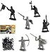 Guardian Knights: Set 36 Plastic Toy Medieval Knight Figures_s-1