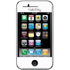 Wonderful In White, Sanrio's Adorable Hello Kitty Hard Wearing Vinyl iPhone Skin 14.5x17cm