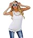 Akery Women Summer Vest Top Lace Sleeveless Blouse Shirt Casual Tank Tops