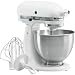 KitchenAid K45SS Classic 250-Watt 4-1/2-Quart Stand Mixer, White