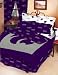Kansas State Wildcats Bed in a Bag (Comforter/Sheet Set) w/Panel and Rotary Print NCAA