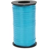 Berwick Splendorette Crimped Curling Ribbon, 3/16-Inch Wide by 500-Yard Spool, Turquoise