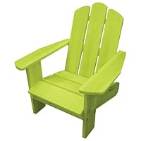 Lohasrus Kids Patio Chair 15005 - Non-toxic Stained Fir, Indoor / Outdoor, for ages 2 to 5, Plus Free Drawing Book