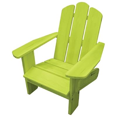 Lohasrus Kids Patio Chair 15005 - Non-toxic Stained Fir, Indoor / Outdoor, for ages 2 to 5, Plus Free Drawing Book