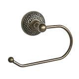 Elite Home Fashions Hammer Toilet Paper Holder, Antique Brass
