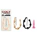 California Exotics / Swedish Erotica Colt Power Balls with Metal Chain Medium Ivory Adult Sex Toy Kit