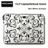 Acme Made THE SMART LAPTOP SLEEVE - Notebook sleeve - wet white antic