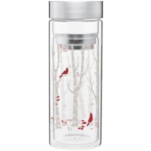 Vessel Drinkware Cardinals Double Wall Glass Tumbler tumbler