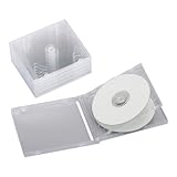 iBUFFALO CD&DVDケース ハードタイプ クリア 3枚収納×5枚セット BSCD0335HCR