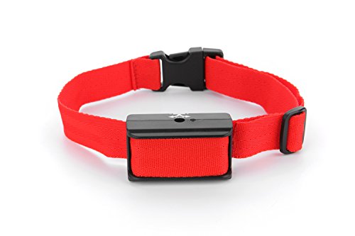 Petiner Electronic No Bark Control Dog Training Collar with Adjustable Sensitivity Control-Red