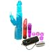 Tantrica Blue Jelly Crystals Love Pump Rabbit Vibrator Adult Sex Toy Kit