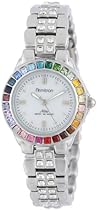 Hot Sale Armitron Women's 75/3689MPSVRB Multi-Color Swarovski Crystal Accented Silver-Tone Bracelet Watch