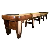 Venture 12 Foot Black River Chicago Shuffleboard Table