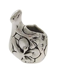 Biagi Frog with Lily Pad Sterling Silver Bead, Pandora Compatible