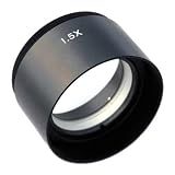 AmScope 1.5X Barlow Lens For ZM Series Stereo Microscopes (48mm)