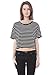 ALYGNE Womens Basic Short Sleeve Jersey Crop Top Shirt