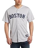 MLB Boston Red Sox Away Replica Jersey, Gray
