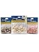 Darice Shell Beads dark shell chips assorted pack of 100