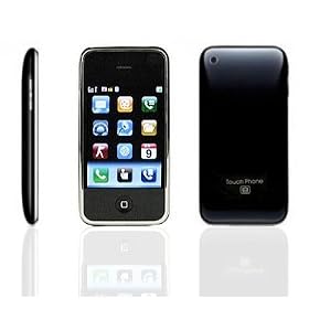 3G STYLE DUAL SIM QUADBAND UNLOCKED GSM CELL PHONE- 8GB BLACK