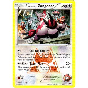 Pokemon - Team Magma's Zangoose (22/34) - Double Crisis