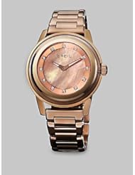 Breil Watch, Womens Orchestra Rose Gold Plated Stainless Steel Bracelet TW1010