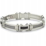 JCPenney Men's Steel Cable Bracelet