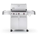 Weber 6670001 Genesis S-330 Natural Gas Grill, Stainless Steel
