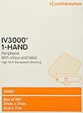 Smith & Nephew IV 3000 1-Hand Transparent Dressing, 100 Count