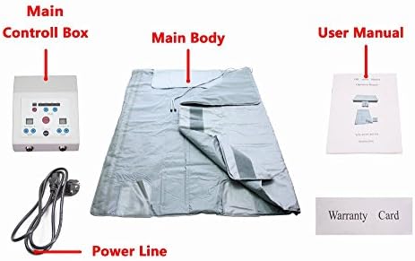 SteamSun Sauna Blanket Far Infrared FIR Sauna Blanket 2 Zones Weight Lose Spa Detox 4019a Slimming Machine