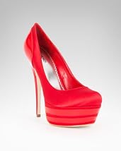 Rielle Satin Platform Pump