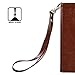 Note 5 Case, Arae Galaxy Note 5 wallet case, PU leather kickstand case[Wrist Strap] with ID&Credit Card Pockets For Galaxy Note 5(Brown)
