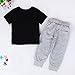 2pcs Kids Baby Boys Cotton T shirt + Pants Set Outfits Clothing