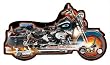 Accelerate Harley-Davidson Shaped Jigsaw Puzzle 1000pc