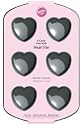 Wilton 6-Cavity Nonstick Heart Mini Cake Pan