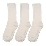 Ecoland Men's Organic Cotton Crew Athletic Socks - 3 Pack Value