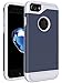 iPhone 7 Case, LK [Gladiator Series] Shock Absorption Hybrid Armor Defender Protective Case Cover for Apple iPhone 7 (Navy Blue)