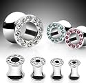 Ohr Piercing Tunnel Flesh Plug 3,4,5,6,8,10,1 mm Lobe Kokusnussholz