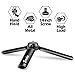 Zeadio Metal Mini Tripod, Desktop Tabletop Stand Compact Tripod for Smooth 4, Osmo Mobile, Vimble 2, Gimbal Handle Grip Stabilizer and All Cameras