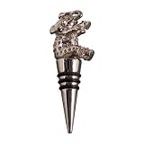 Review Katarina Jewelry  / Jeweled Elephant in Silver Wine Bottle Stopper with Stainless Steel Shank