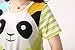 VENTELAN Women's Casual Panda Pattern Nightwear Comfy Stripes Short Pajama Sets