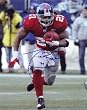 Tiki Barber Autographed / Signed 8x10 Photo Running Down Field