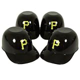 PITTSBURGH PIRATES BATTING HELMET ICE CREAM SNACK BOWLS 4PK