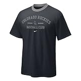 Colorado Rockies Classic Arch Contrast Crew T-Shirt by Nike