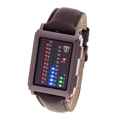 DeTomaso Trend Herren-Armbanduhr Spacy Timeline Braun Leder G-30723C