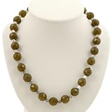 EXP Handmade Jade & Silver Necklace