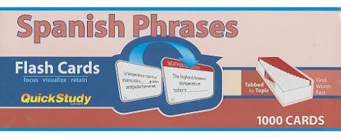 Spanish Phrases Flash Cards (Quickstudy: Academic)