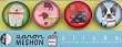 Dandy Dogs 4 Pack Magnets